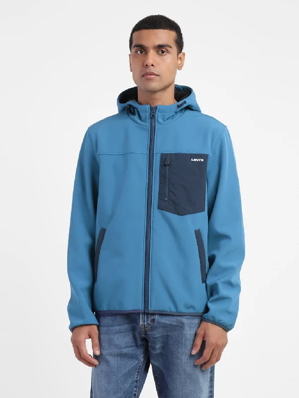 Men's Colorblock Hooded Jackets