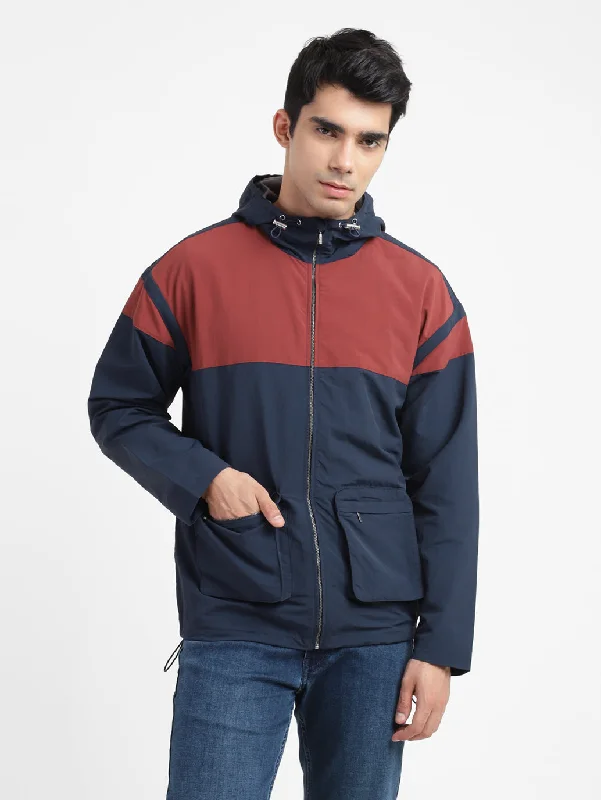 Men's Colorblock Hooded Jackets