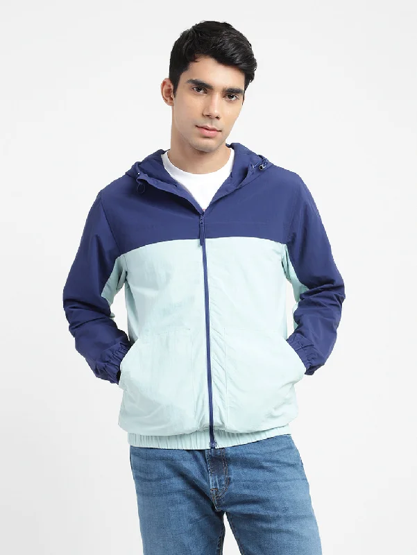 Men's Colorblock Hooded Jackets