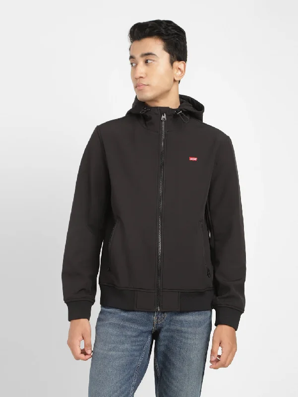 Men's Solid Hooded Jackets