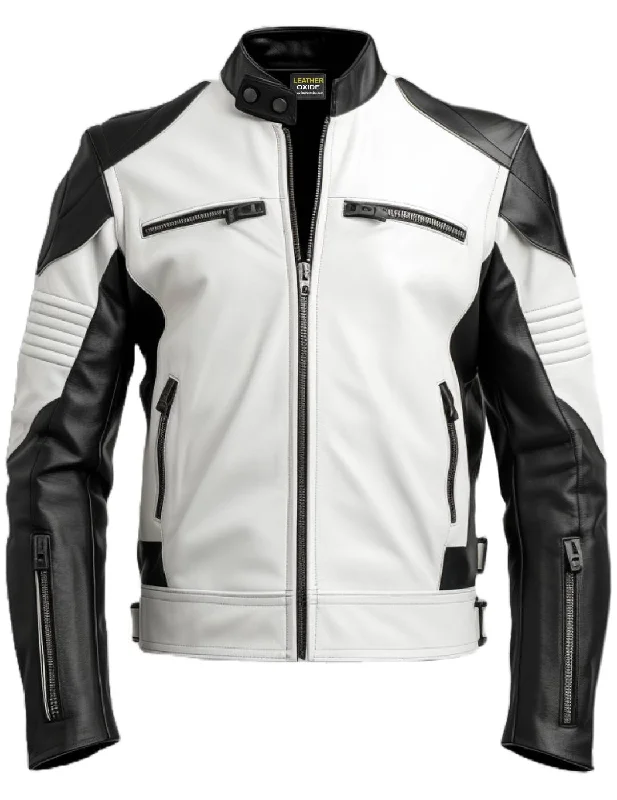 White Leather Jacket - Faux Leather Jacket