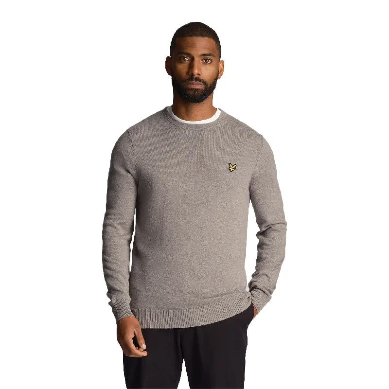 Lyle & Scott Mens Cotton Merino Crew Neck Jumper