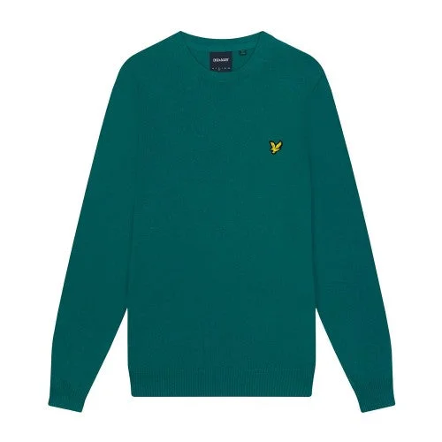 Lyle & Scott Mens Cotton Merino Crew Neck Jumper