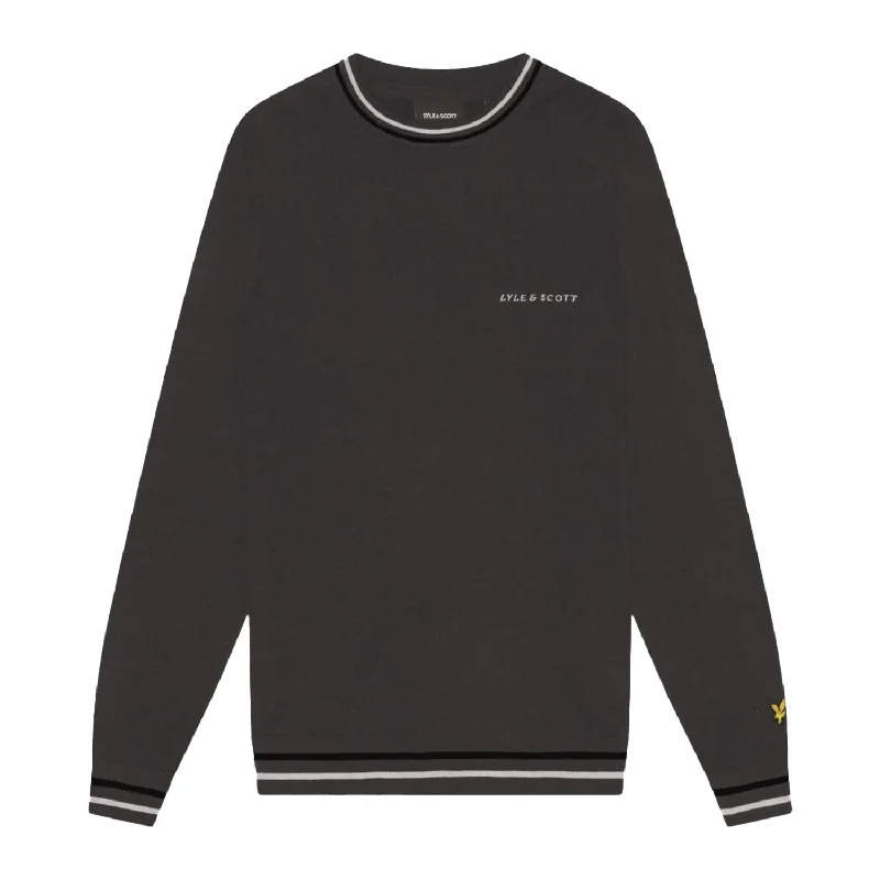 Lyle & Scott Mens Embroidered Crew Neck Jumper