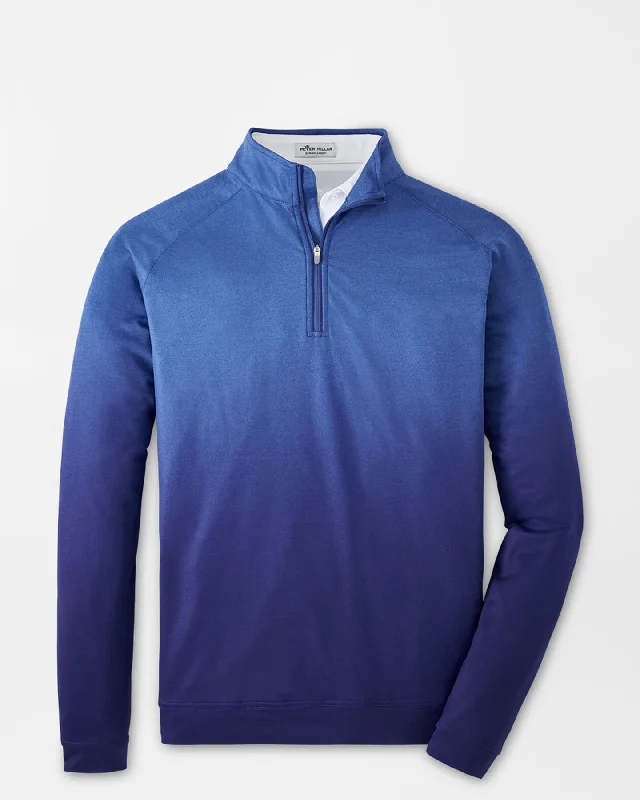 PERTH OMBRE PERFORMANCE 1/4 ZIP - SPORT NAVY