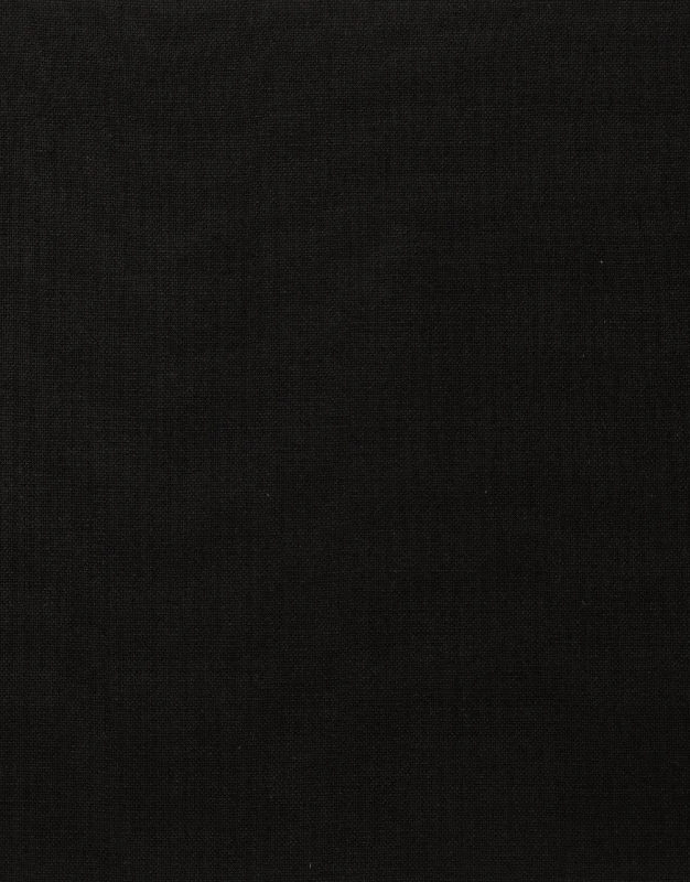 London Black Merino Wool Shirt