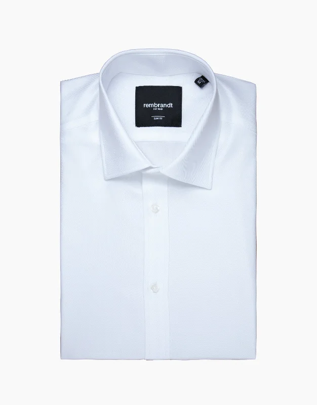 London White Egyptian Cotton Twill Shirt