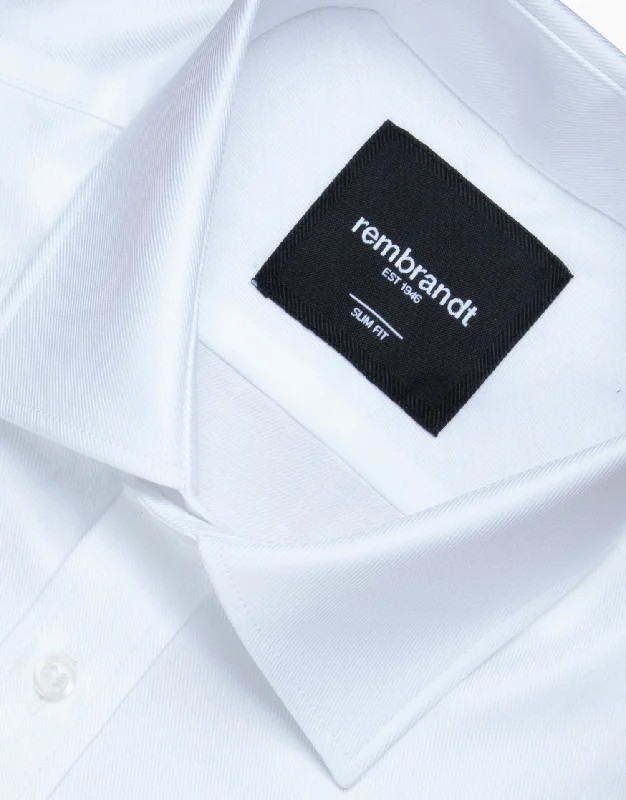 London White Egyptian Cotton Twill Shirt