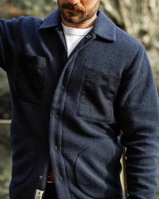 Tarn Fleece Overshirt - Navy