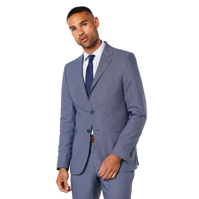 Burton Mens Birdseye Tailored Suit Jacket