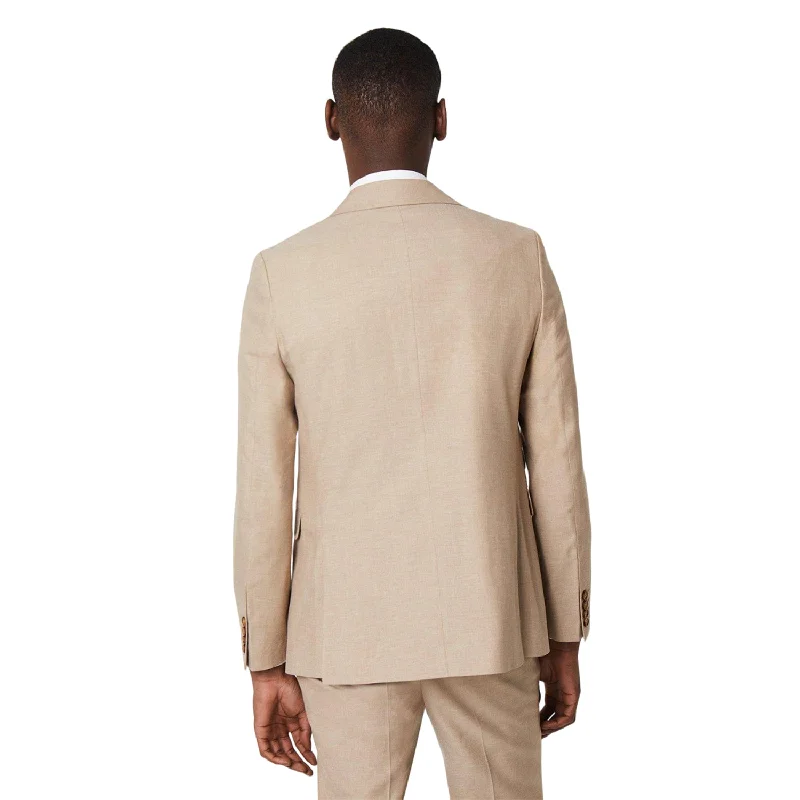 Burton Mens End On End Slim Tailored Suit Jacket