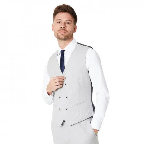 Burton Mens Heathered Slim Wedding Waistcoat