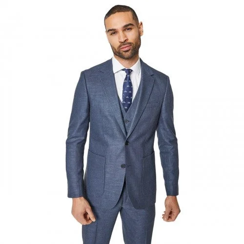 Burton Mens Linen Effect Suit Jacket