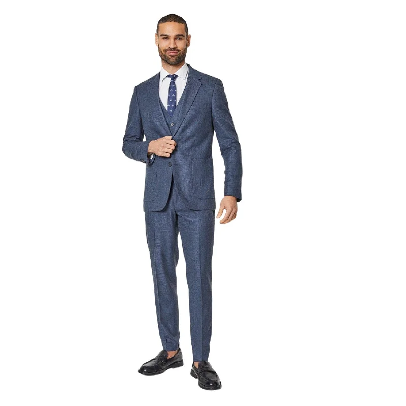 Burton Mens Linen Effect Suit Jacket