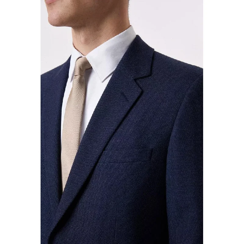 Burton Mens Marl Slim Suit Jacket