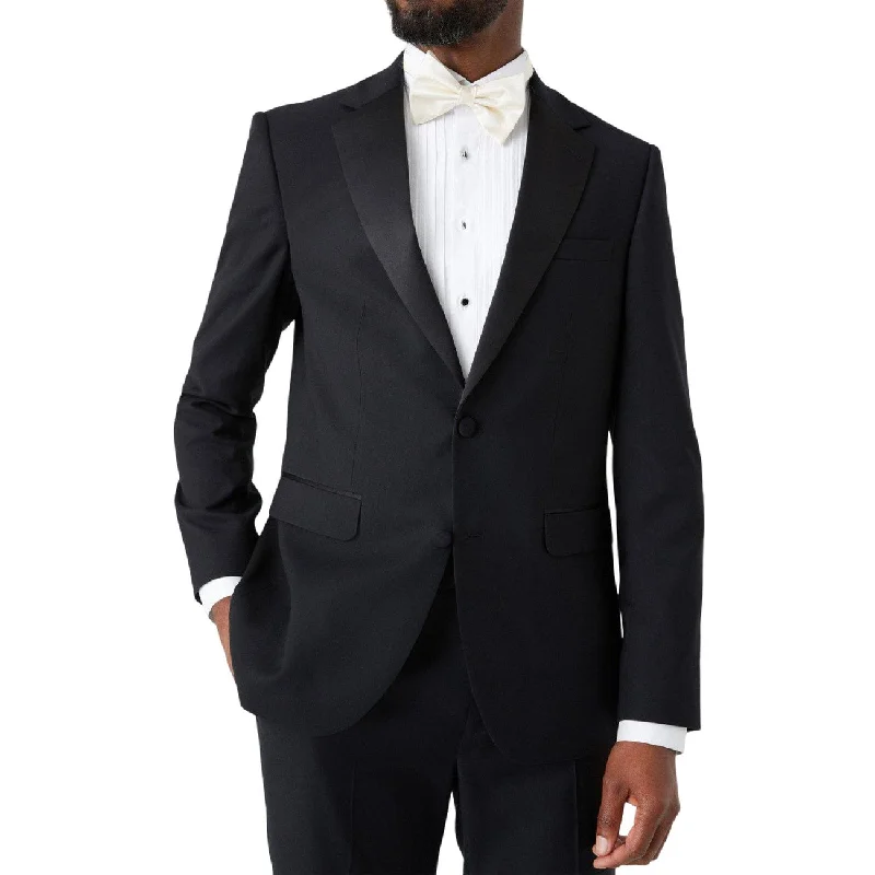 Burton Mens Single-Breasted Slim Tuxedo Jacket