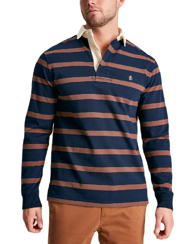 Navy Brown Stripe / Medium